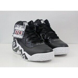 Fila Men Shoes Mashburn Night Walk MB Basketball Logo 1BM01747 013 Black Sz 11.5